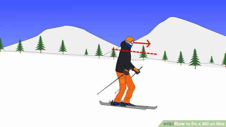 Image intitulée Faire un 360 sur des Skis à l